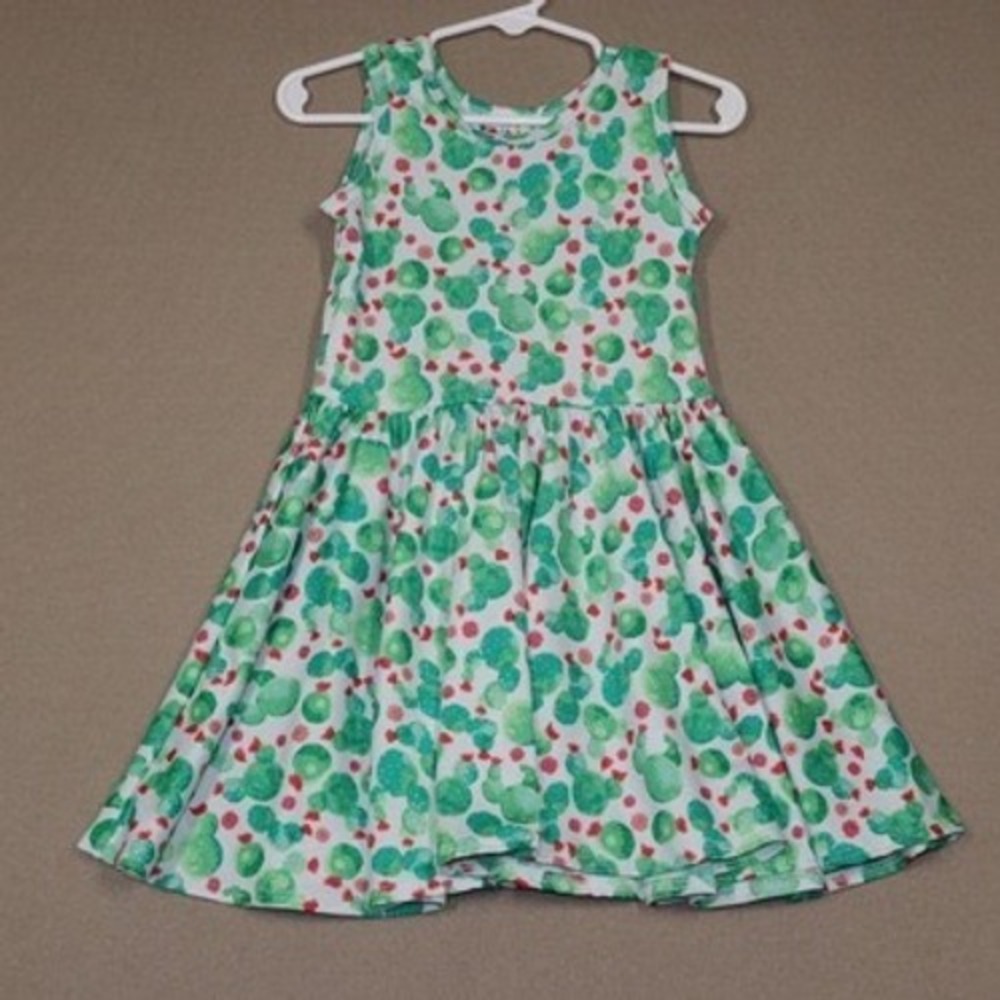 Dot Dot Smile Tank Dress - Cactus - Size 2T